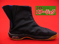 丸五 マルゴ 子供用エアージョグ足袋 黒
